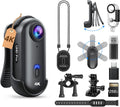 BOBLOV W4 4K Mini-Bodycam – Hände frei für echte Momente | Nur 50 g, 360°-Clip & Magnethalterung
