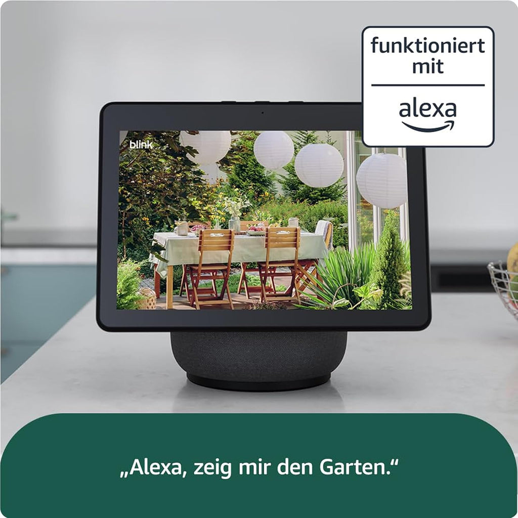 Blink Outdoor 4 Überwachungskamera-Set – 2 Außenkameras + Mini 2K+ Innenkamera inkl. Sync Module Core