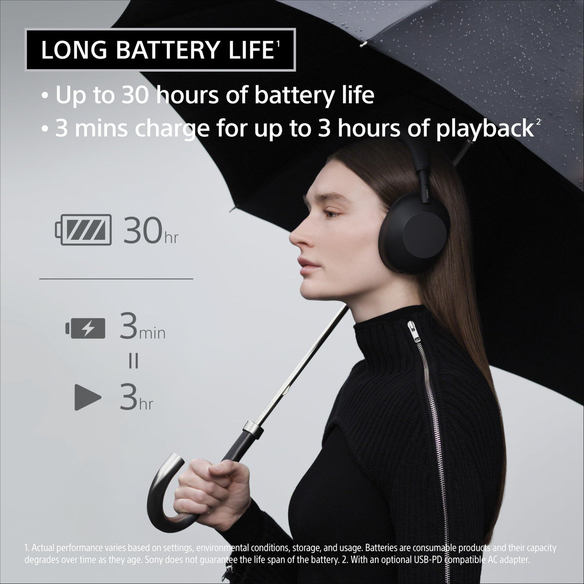 Sony WH-1000XM6 – Kabellose Noise-Cancelling-Kopfhörer, zertifiziert generalüberholt