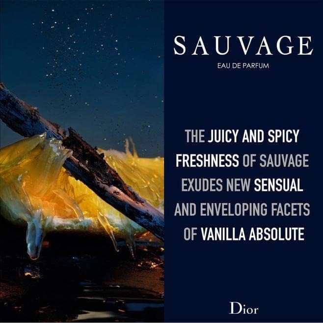 Dior Sauvage Eau de Parfum 200 ml – Herrenduft mit Bergamotte und Vanille