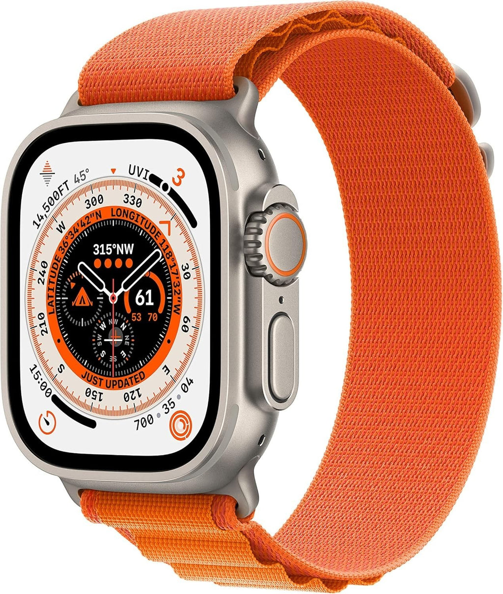 Apple Watch Ultra (1. Generation) – 49 mm Titan, GPS + Cellular, generalüberholt