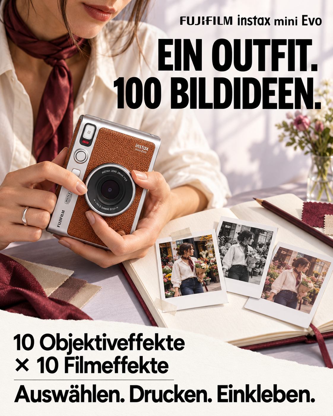FUJIFILM instax mini Evo™ Hybrid-Sofortbildkamera