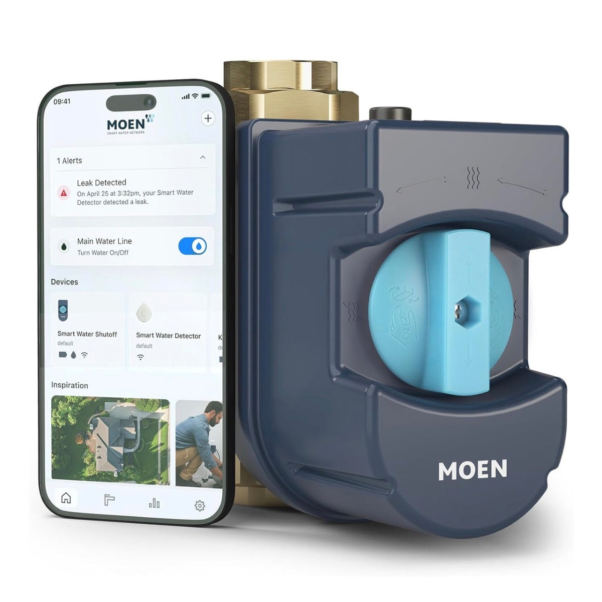 Inteligentní monitor vody a automatický uzavírací ventil vody