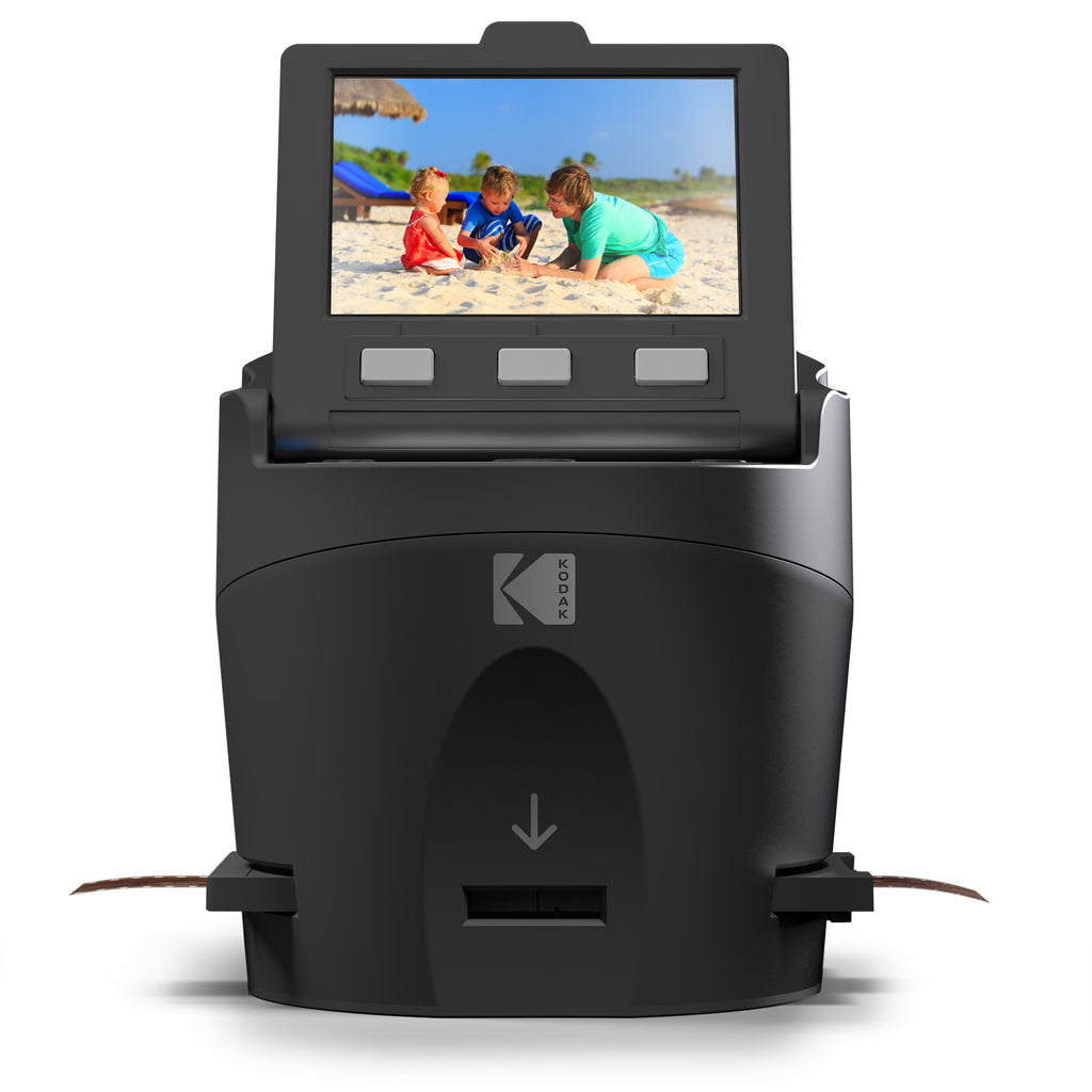 KODAK Film- & Diascanner – Alte Erinnerungen digital bewahren | Neigbares 3,5-Zoll-LCD